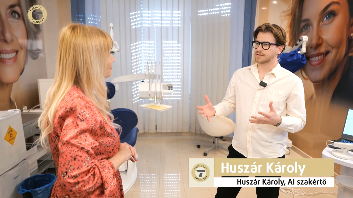 Huszár Károly AI szakértőként a Viasat3 Trendek című műsorában